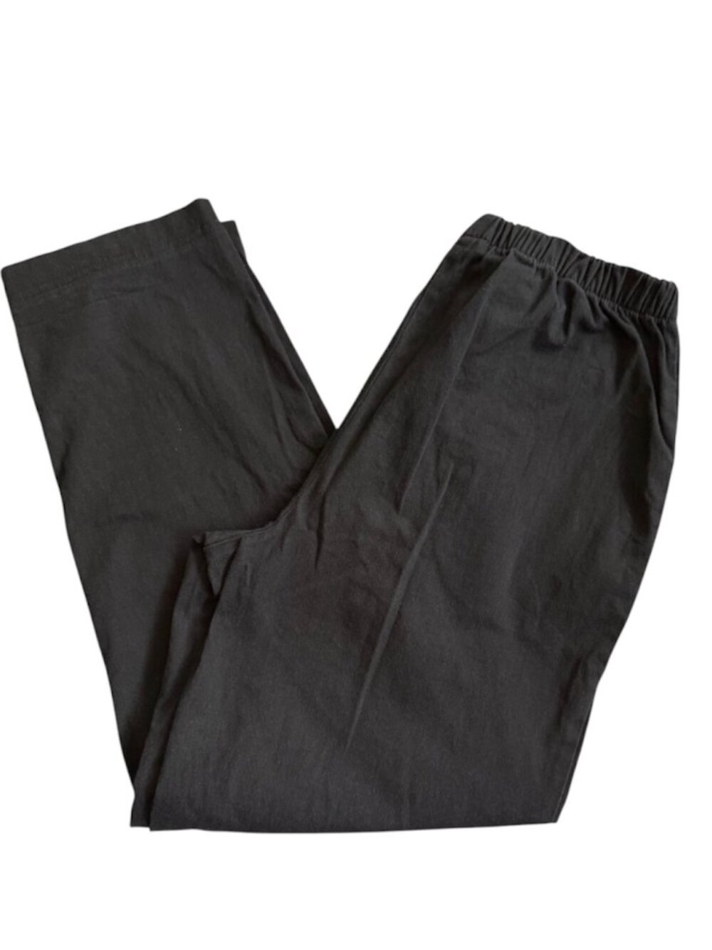 3 Pair Black Relaxed-Fit Cotton Pants 8 Petite - Picture 5 of 7